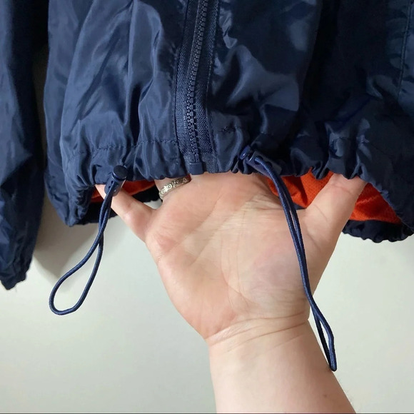 Track Windbreaker Jacket Varsity Retro Style Zip Up Size Medium Colorblock - Picture 11 of 13